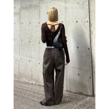 バックオープンドットシアーベロアロングスリーブTee | Ungrid | 詳細画像20 