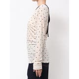 バックオープンドットシアーベロアロングスリーブTee | Ungrid | 詳細画像29 