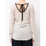 バックオープンドットシアーベロアロングスリーブTee | Ungrid | 詳細画像30 