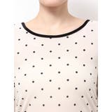 バックオープンドットシアーベロアロングスリーブTee | Ungrid | 詳細画像31 