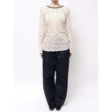 バックオープンドットシアーベロアロングスリーブTee | Ungrid | 詳細画像35 