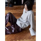 【Htage】パワーショルダーバックデザインスウェット | Ungrid | 詳細画像8 