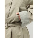 スタンドカラーミドル丈トレンチコート | Ungrid | 詳細画像47