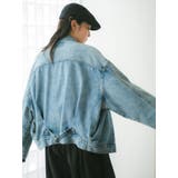 ルーズシルエットデニムジャケット | Ungrid | 詳細画像4 