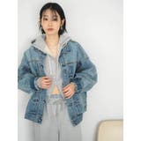 ブルー | ルーズシルエットデニムジャケット | Ungrid
