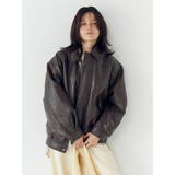 ポケットデザインフェイクレザーブルゾン | Ungrid | 詳細画像12 