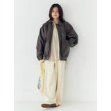 ポケットデザインフェイクレザーブルゾン | Ungrid | 詳細画像13 