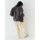 ポケットデザインフェイクレザーブルゾン | Ungrid | 詳細画像14 