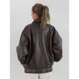 ポケットデザインフェイクレザーブルゾン | Ungrid | 詳細画像22 