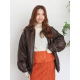 ポケットデザインフェイクレザーブルゾン | Ungrid | 詳細画像25 