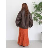 ポケットデザインフェイクレザーブルゾン | Ungrid | 詳細画像28 