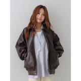 ポケットデザインフェイクレザーブルゾン | Ungrid | 詳細画像29 