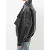 ポケットデザインフェイクレザーブルゾン | Ungrid | 詳細画像34 