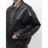 ポケットデザインフェイクレザーブルゾン | Ungrid | 詳細画像37 