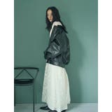 ポケットデザインフェイクレザーブルゾン | Ungrid | 詳細画像5 