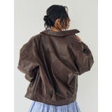 ポケットデザインフェイクレザーブルゾン | Ungrid | 詳細画像8 