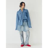 ポケットデザインデニムシャツ | Ungrid | 詳細画像15 