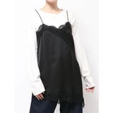 ブラック | レースデザインキャミ | Ungrid