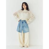 ミニループヤーンワイドニットパンツ | Ungrid | 詳細画像6 