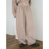 ベージュ | ピグメントスウェットルーズパンツ | Ungrid