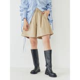 レイヤードデザインハーフパンツ | Ungrid | 詳細画像5 