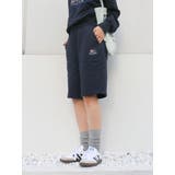 FRUIT OF THE LOOM別注 ロゴスウェットハーフパンツ | Ungrid | 詳細画像2 