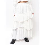 カットオフデザインラッフルスカート | Ungrid | 詳細画像1 