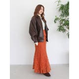 起毛レースマーメイドスカート | Ungrid | 詳細画像19 