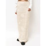 透かし編みスパンコールレイヤードスカート | Ungrid | 詳細画像1