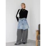 ポケットデザインデニムラップスカート | Ungrid | 詳細画像15 