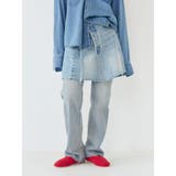 ポケットデザインデニムラップスカート | Ungrid | 詳細画像4 