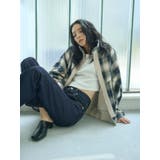 ハイウエストロールアップスリムデニム | Ungrid | 詳細画像7 