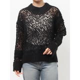 レーシー刺繍ルーズニット | Ungrid | 詳細画像1 