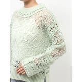 レーシー刺繍ルーズニット | Ungrid | 詳細画像11 