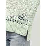 レーシー刺繍ルーズニット | Ungrid | 詳細画像12 