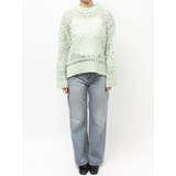 レーシー刺繍ルーズニット | Ungrid | 詳細画像14 