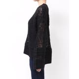 レーシー刺繍ルーズニット | Ungrid | 詳細画像24