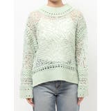 レーシー刺繍ルーズニット | Ungrid | 詳細画像7 