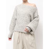 オフショルラメルーズニット | Ungrid | 詳細画像1 