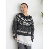 求心柄ルーズニット | Ungrid | 詳細画像17 