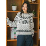 求心柄ルーズニット | Ungrid | 詳細画像5 