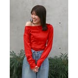 レッド | ギャザーデザインフィトニット | Ungrid