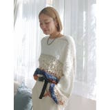 ファンシーヤーンスラブニット | Ungrid | 詳細画像17 