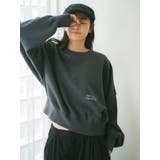 スリーブボリューム刺繍スウェット | Ungrid | 詳細画像3 