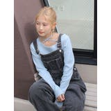 ブルー | リボンデザインロングスリーブTee | Ungrid