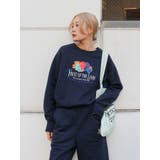 ネイビー | FRUIT OF THE LOOM別注 ロゴスウェット | Ungrid