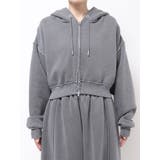 ダブルジップピグメントショートパーカー | Ungrid | 詳細画像3 