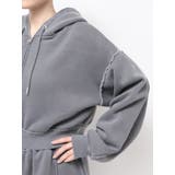 ダブルジップピグメントショートパーカー | Ungrid | 詳細画像7 