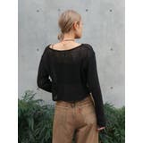 メッシュショートカーディガン | Ungrid | 詳細画像15 