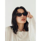 ブラック | スクエアフレームカラーレンズサングラス | Ungrid